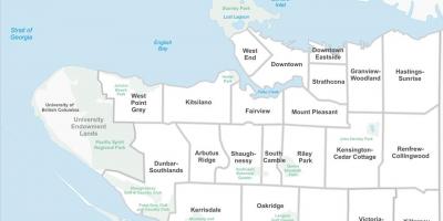 Vancouver real estate mapa