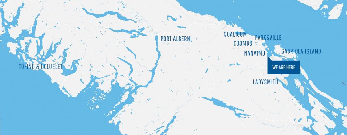 Mapa ng coombs vancouver island 