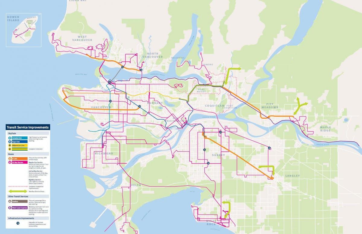 vancouver transit system mapa