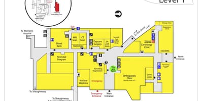 Mapa ng children ' s hospital sa vancouver