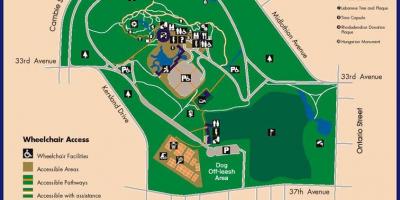 Mapa ng queen elizabeth park vancouver
