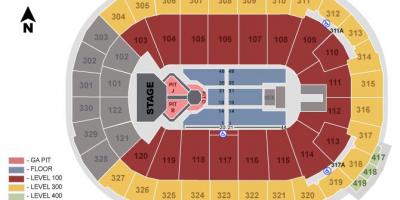 Rogers arena sa vancouver seating mapa