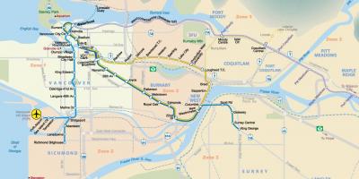 Vancouver sa ilalim ng lupa mapa
