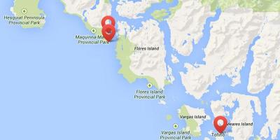 Mapa ng vancouver island hot springs