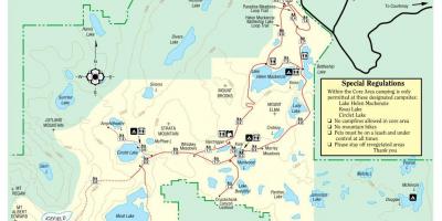 Mapa ng vancouver island provincial parke