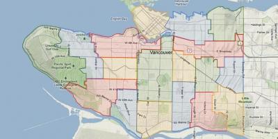 Vancouver school board dakip mapa