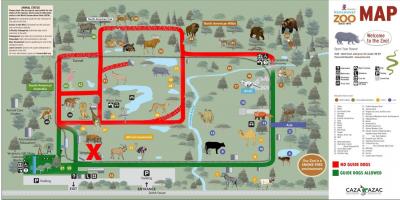 Mapa ng vancouver zoo