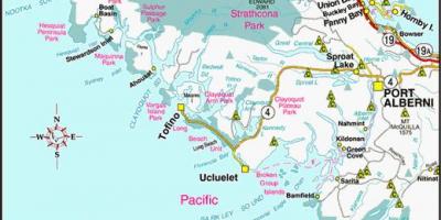 Mapa ng west coast ng canada